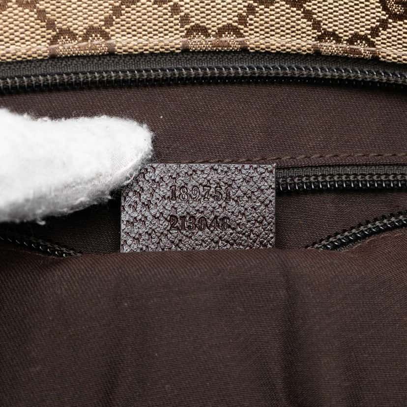 Gucci GG Canvas Web Crossbody Brown Canvas Very good condition - Box View