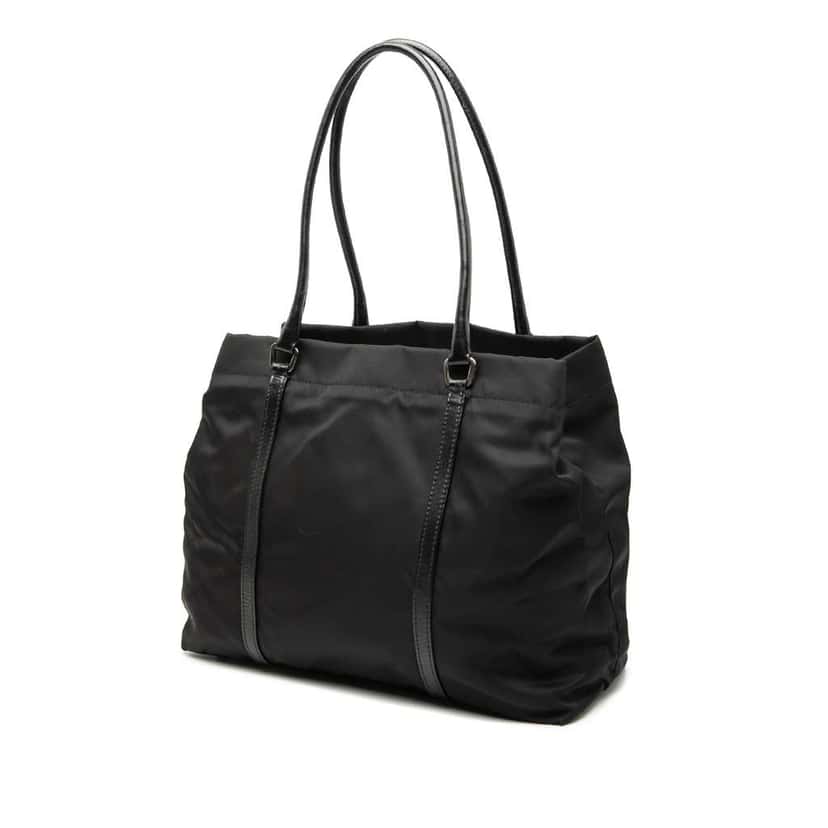 Prada Tessuto Shoulder Bag Black Very good condition - Back View