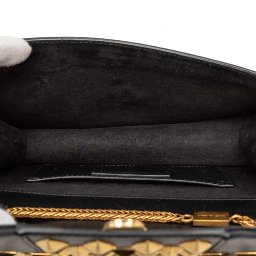 Saint Laurent Mini Studded Leather Betty Clous Crossbody Black Leather Very good condition - Model View