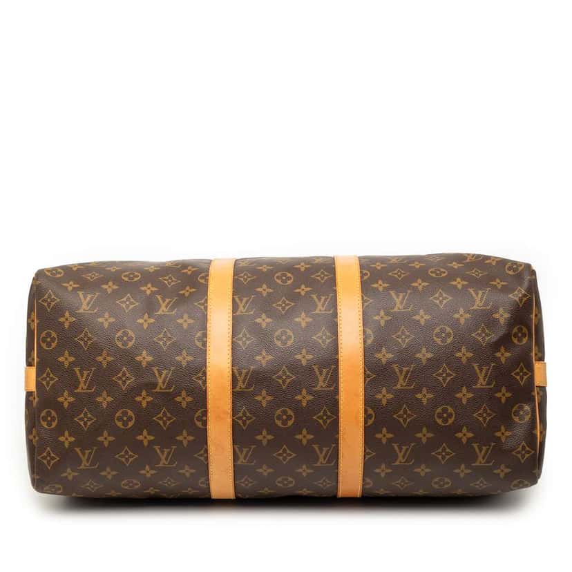 Louis Vuitton Monogram Keepall Bandouliere 50 Brown Good condition - Inside View