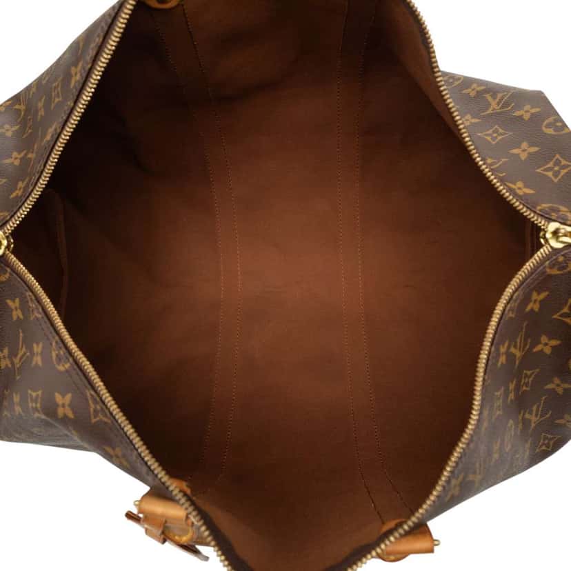 Louis Vuitton Monogram Keepall Bandouliere 50 Brown Good condition - Model View