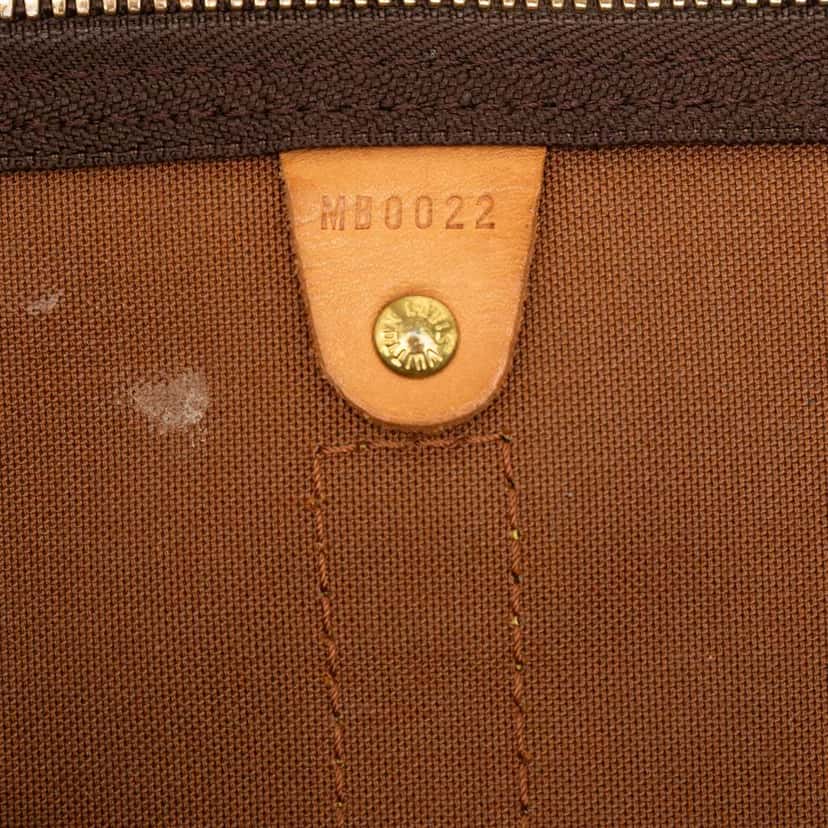 Louis Vuitton Monogram Keepall Bandouliere 50 Brown Good condition - Box View