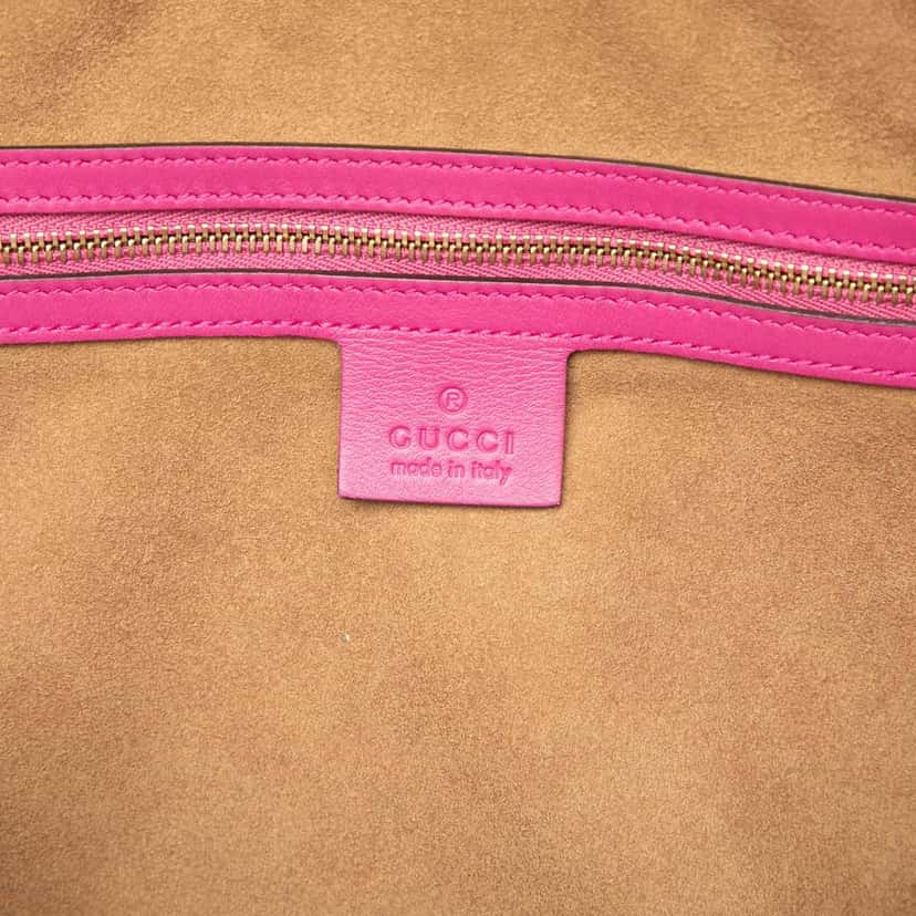 Gucci Medium GG Supreme Satchel Brown Canvas Very good condition - Box View