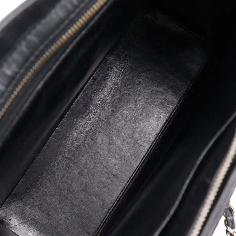 Chanel Quilted Caviar Chain Tote Black Leather Very good condition - Box View