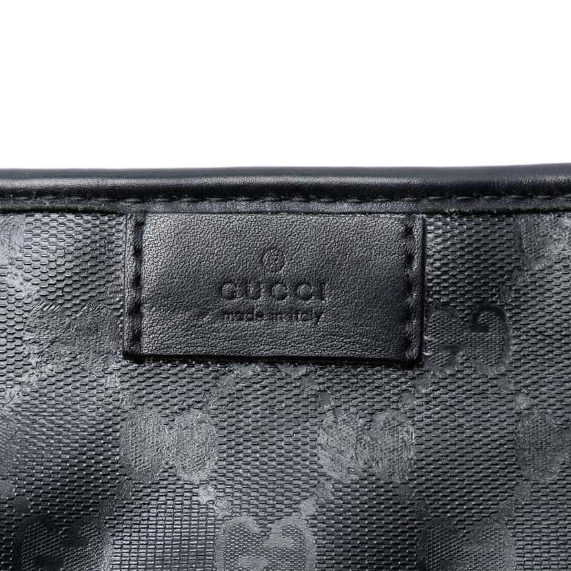 Gucci GG Imprime Crossbody Black Canvas Very good condition - Box View