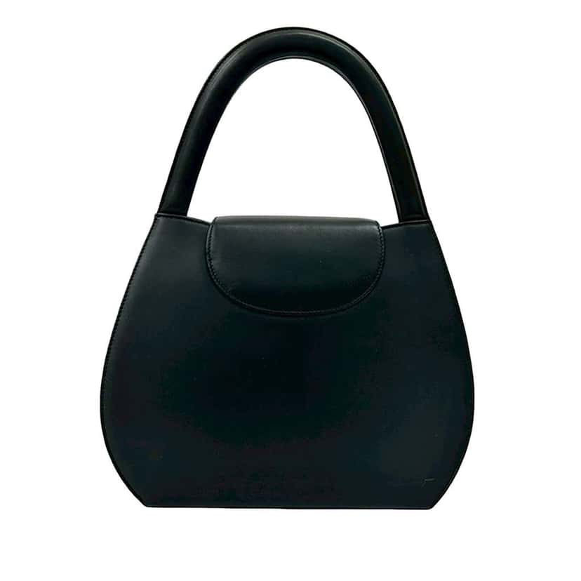 Cartier Leather Panthere Handbag Black Leather Good condition - Back View