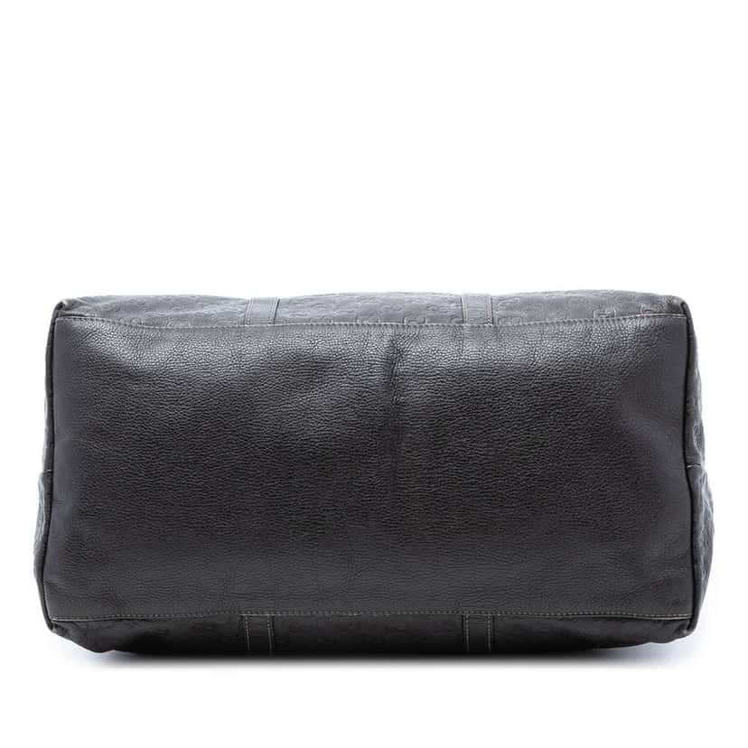 Gucci Large Guccissima Weekender Tote Brown Leather Very good condition - Inside View