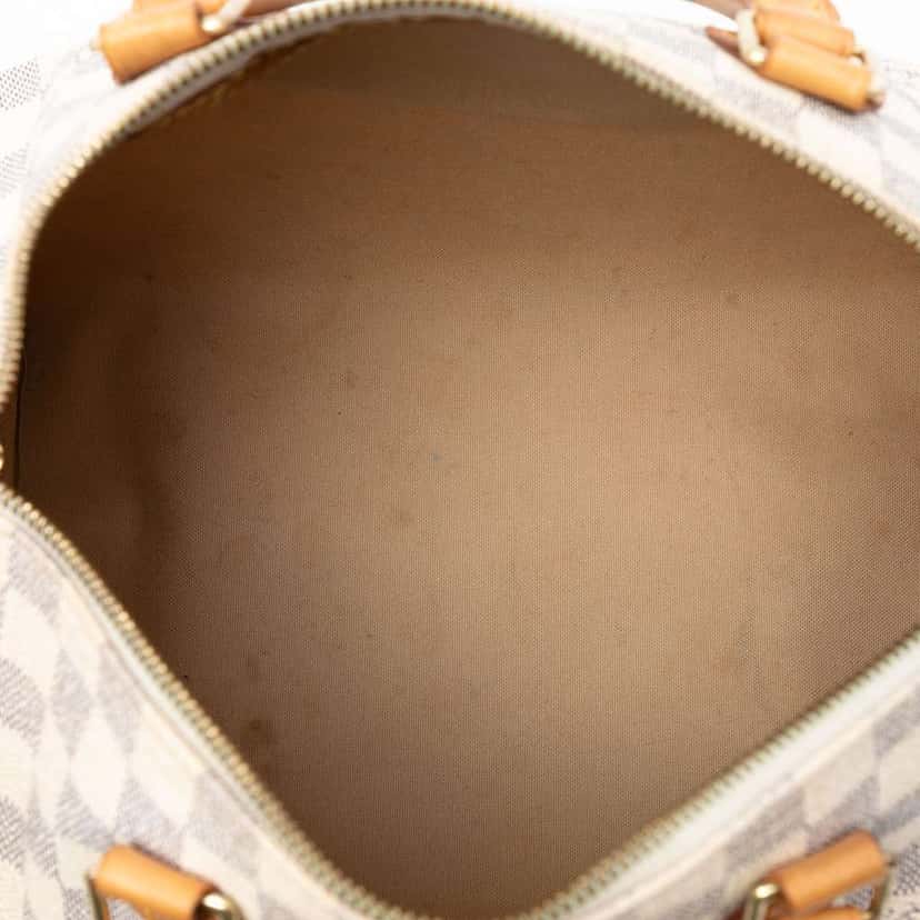 Louis Vuitton Damier Azur Speedy 30 White Very good condition - Model View