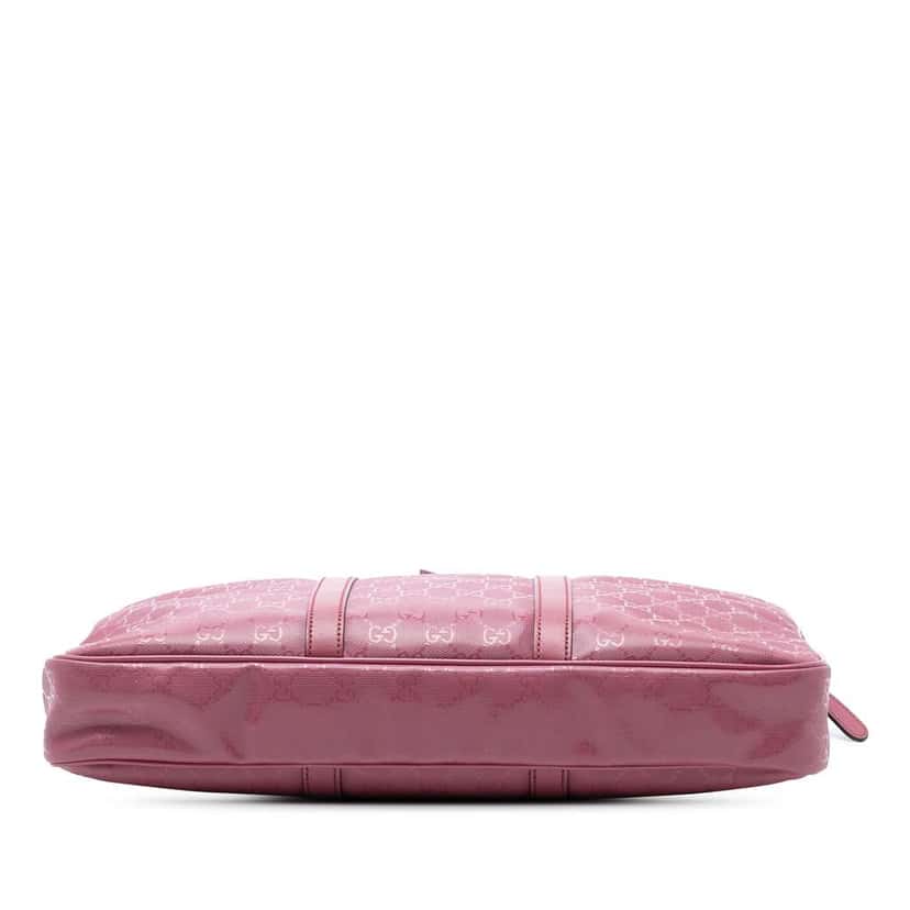 Gucci GG Imprime Business Bag Pink Canvas Good condition - Inside View