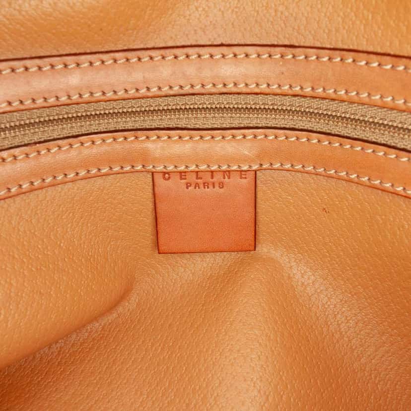 Celine Macadam Coated Canvas Dome Handbag Brown Canvas Good condition - Box View