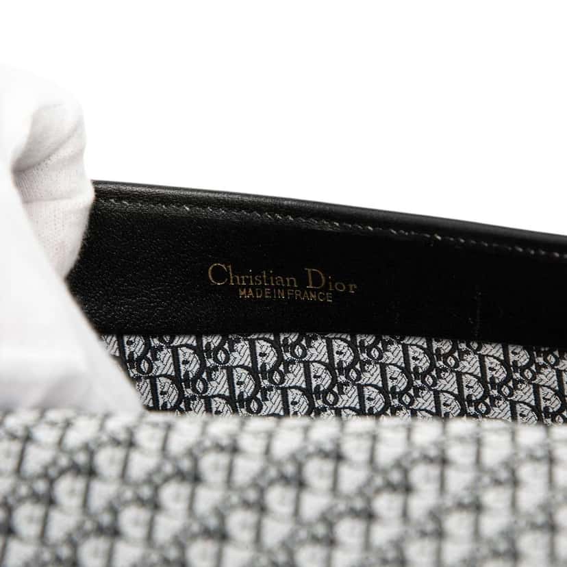 Dior Leather Flap Shoulder Bag Black Leather Very good condition - Box View