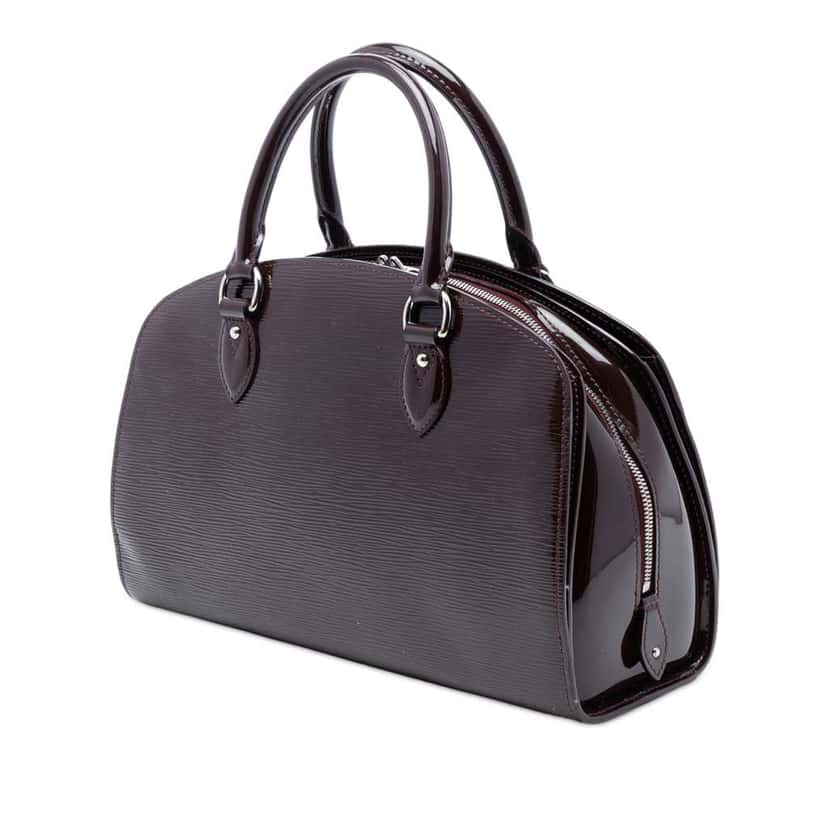 Louis Vuitton Electric Epi Pont Neuf PM Purple Leather Very good condition - Back View