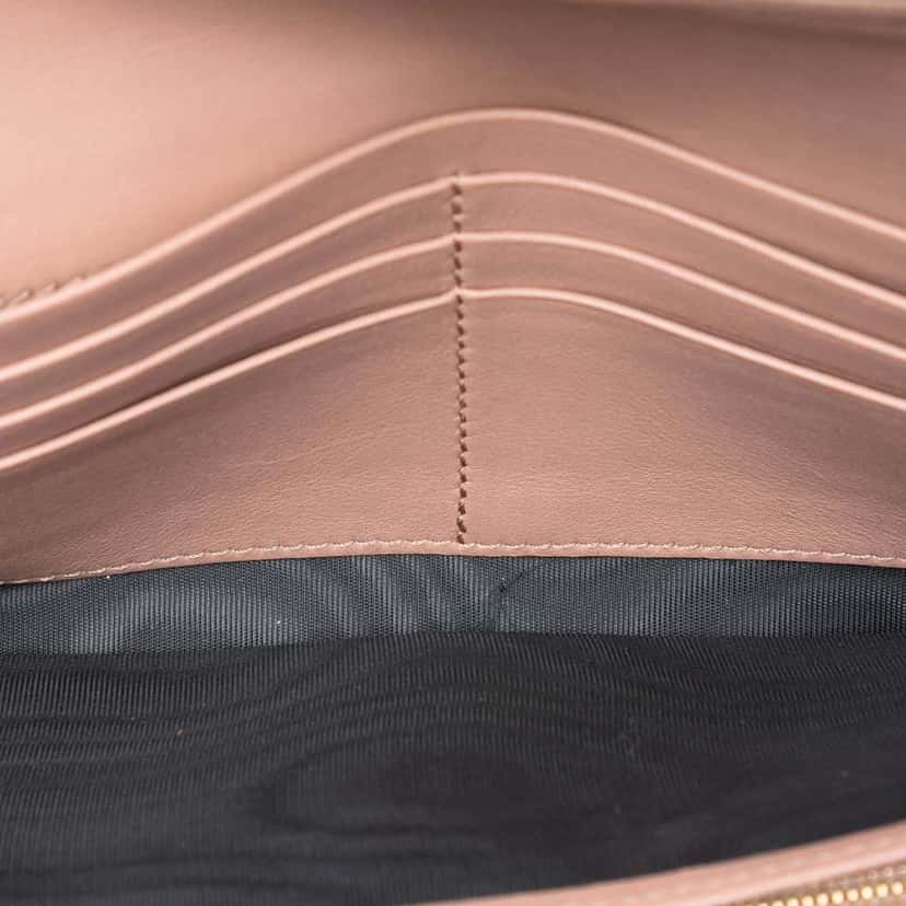 Gucci Guccissima Emily Wallet On Chain Brown Leather Very good condition - Model View