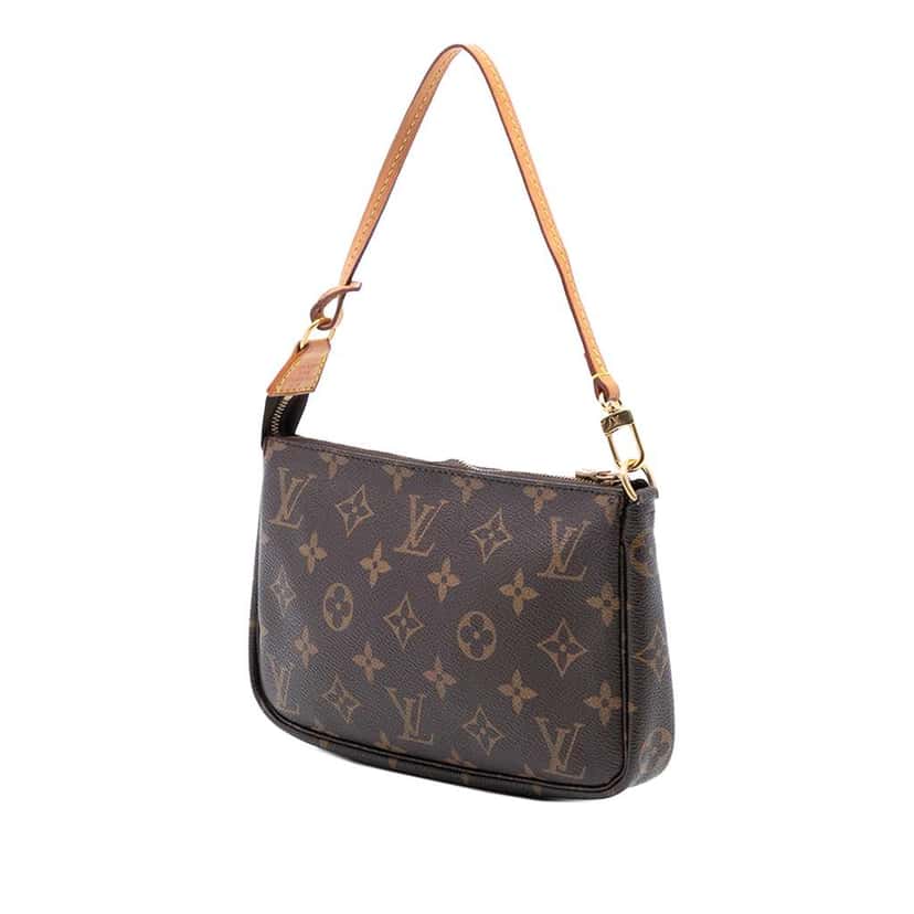 Louis Vuitton Monogram Pochette Accessoires Brown Very good condition - Back View