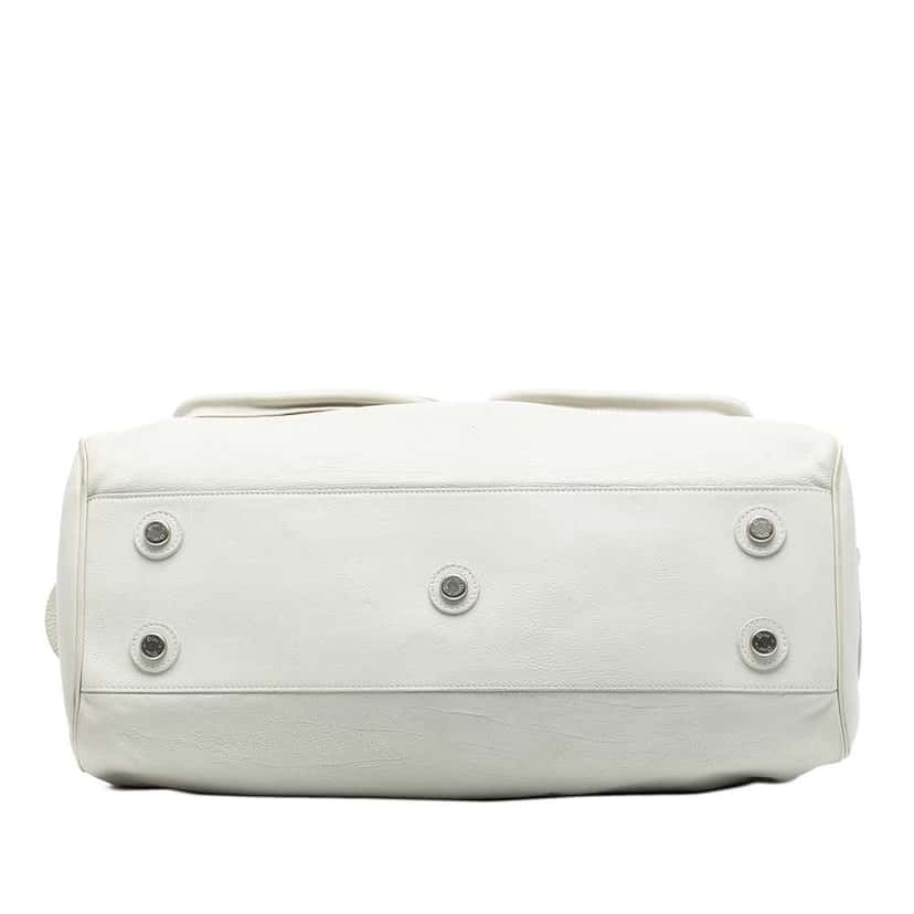 Dior Large Calfskin My Dior Frame Handbag White Leather Very good condition - Inside View