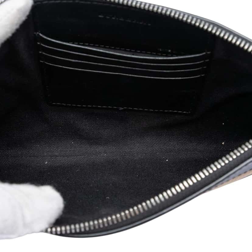 Burberry Mega Check Canvas Peyton Crossbody Brown Canvas Very good condition - Model View