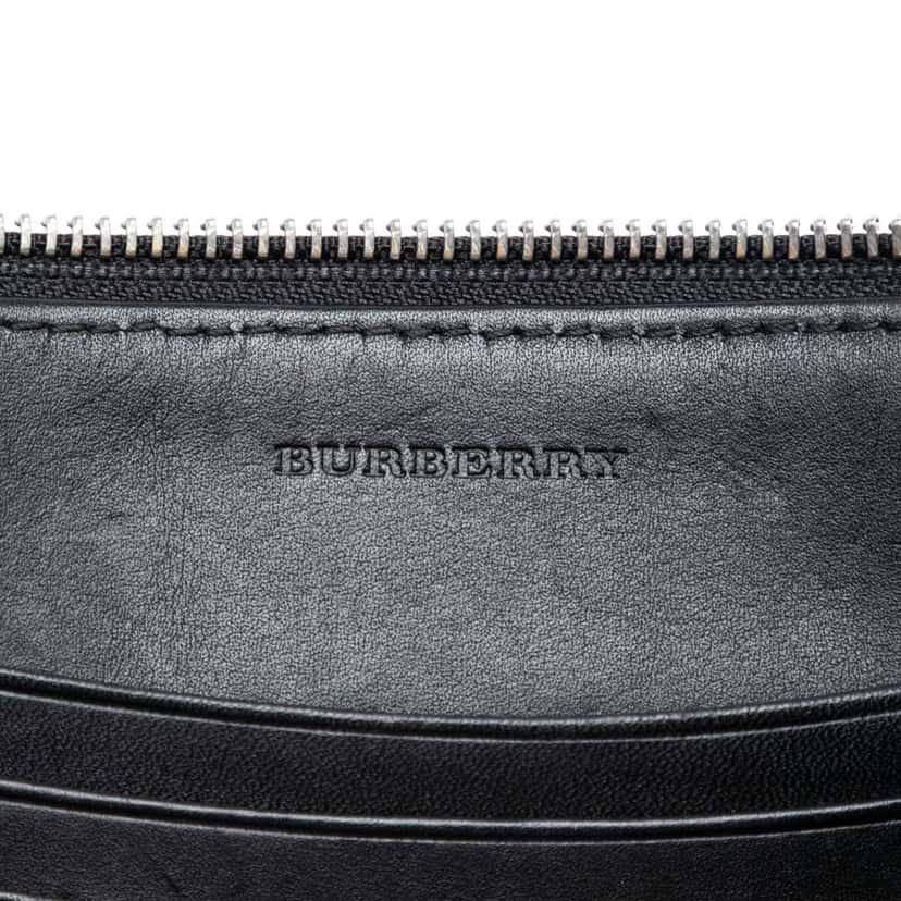 Burberry Mega Check Canvas Peyton Crossbody Brown Canvas Very good condition - Box View