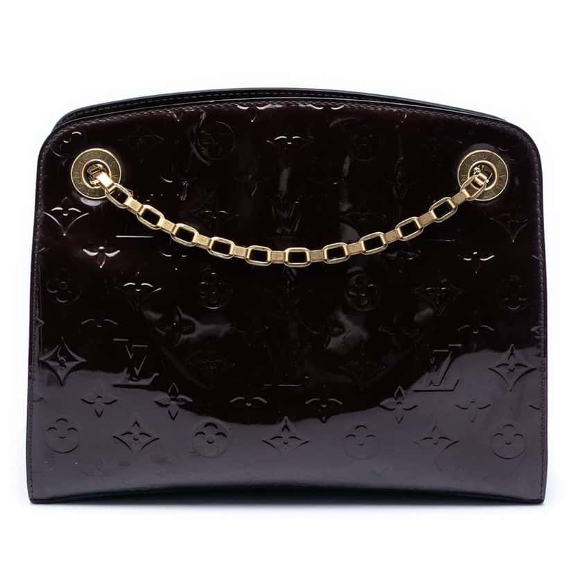 Louis Vuitton Monogram Vernis Virginia PM Purple Leather Very good condition - Front View