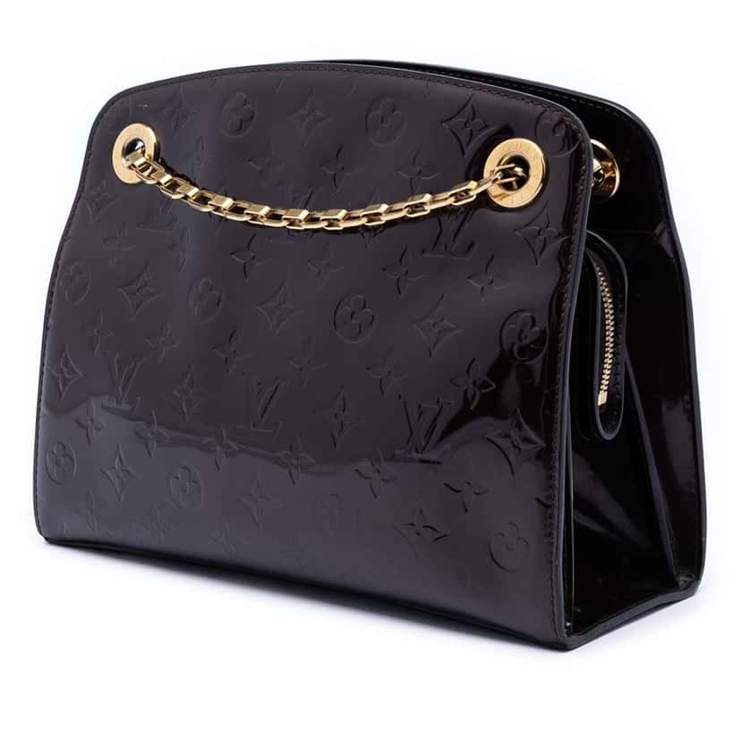 Louis Vuitton Monogram Vernis Virginia PM Purple Leather Very good condition - Back View