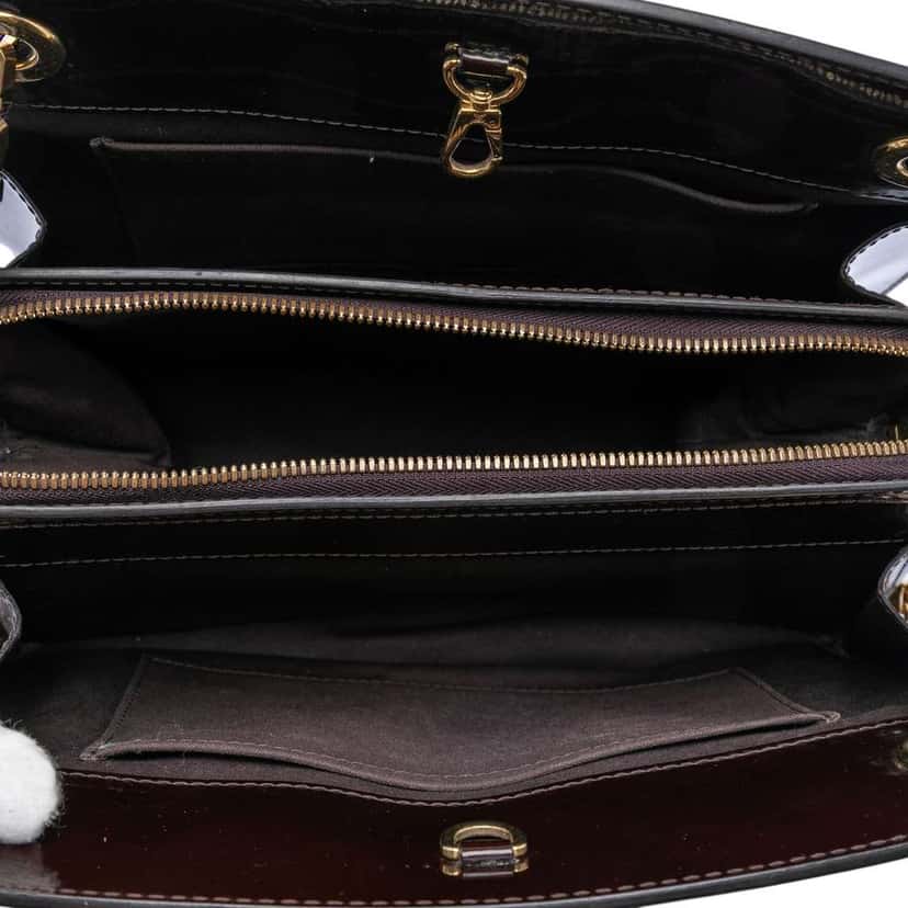 Louis Vuitton Monogram Vernis Virginia PM Purple Leather Very good condition - Model View