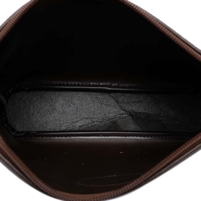 Burberry Vintage Check Canvas Wristlet Clutch Brown Canvas Very good condition - Model View