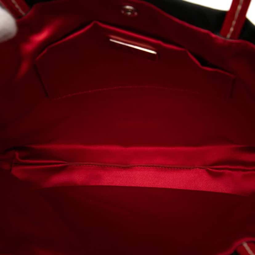 Prada Tessuto Kimono Obi Handbag Black Very good condition - Model View