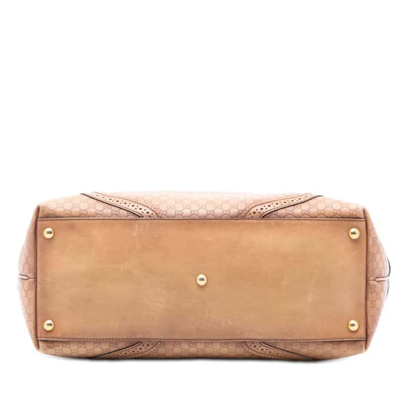 Gucci Microguccissima Brogue Duilio Tote Brown Leather Very good condition - Inside View