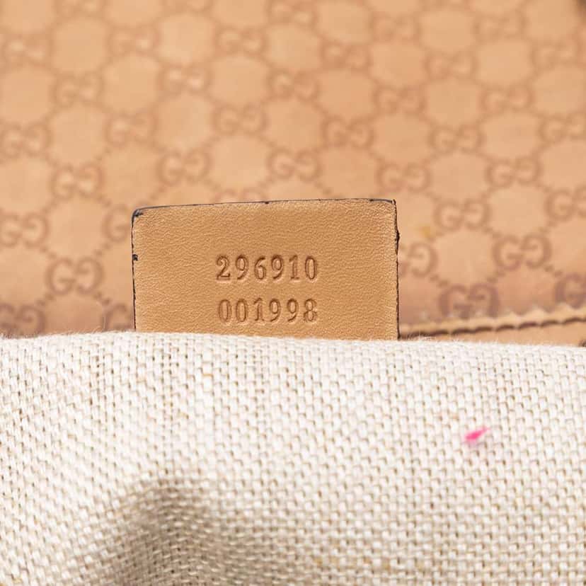 Gucci Microguccissima Brogue Duilio Tote Brown Leather Very good condition - Box View