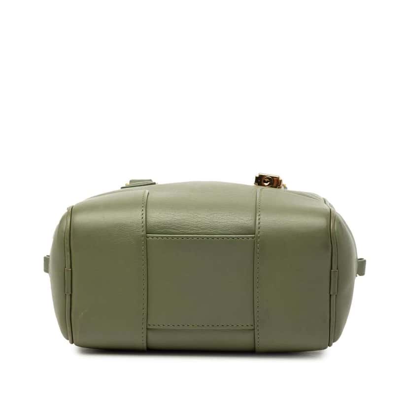 Loewe Calfskin Amazona 16 Square Bag Green Leather Very good condition - Inside View