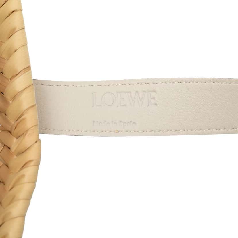 Loewe Small Raffia Anagram Basket Tote Brown Very good condition - Box View