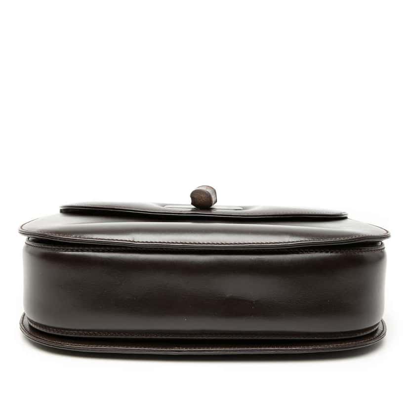 Gucci Calfskin Bamboo Night Brown Leather Very good condition - Inside View