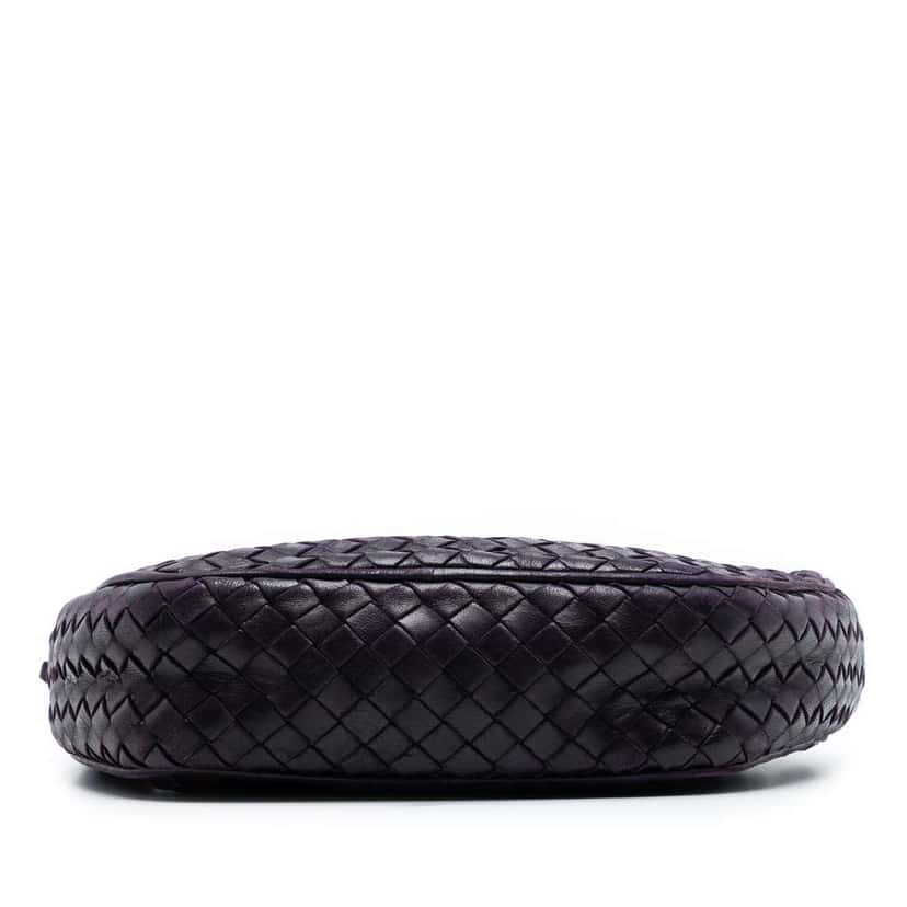 Bottega Veneta Nappa Intrecciato Crossbody Purple Leather Very good condition - Inside View