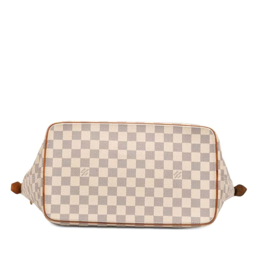 Louis Vuitton Damier Azur Saleya MM White Very good condition - Inside View