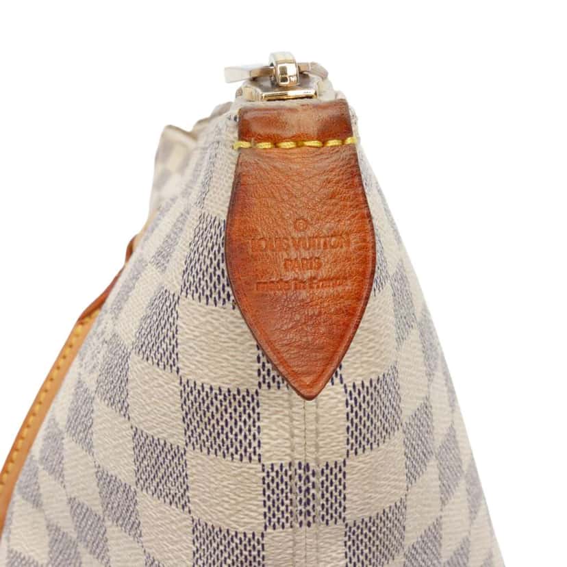 Louis Vuitton Damier Azur Saleya MM White Very good condition - Box View