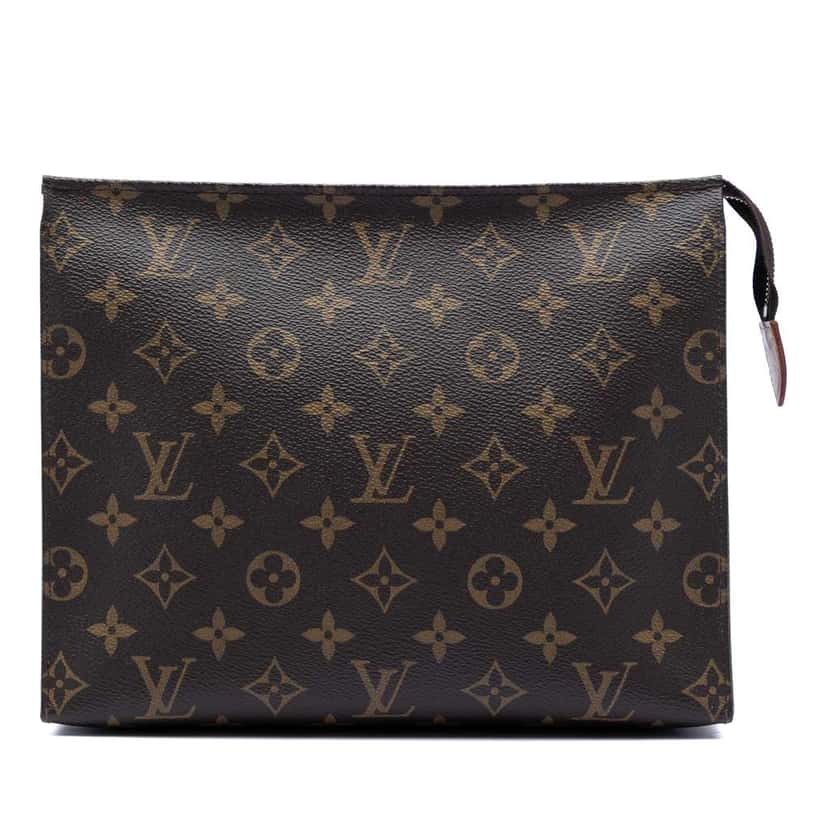 Louis Vuitton Monogram Toiletry Pouch 26 Brown Very good condition - Front View