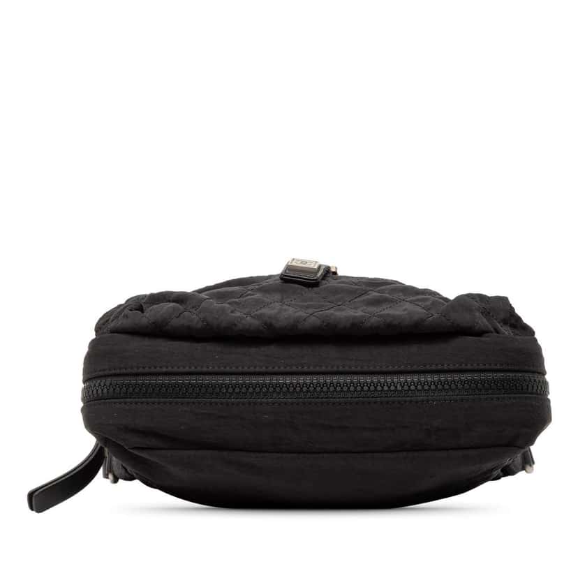 Chanel CC Nylon Sport Line Buckle Flap Crossbody Black Very good condition - Inside View