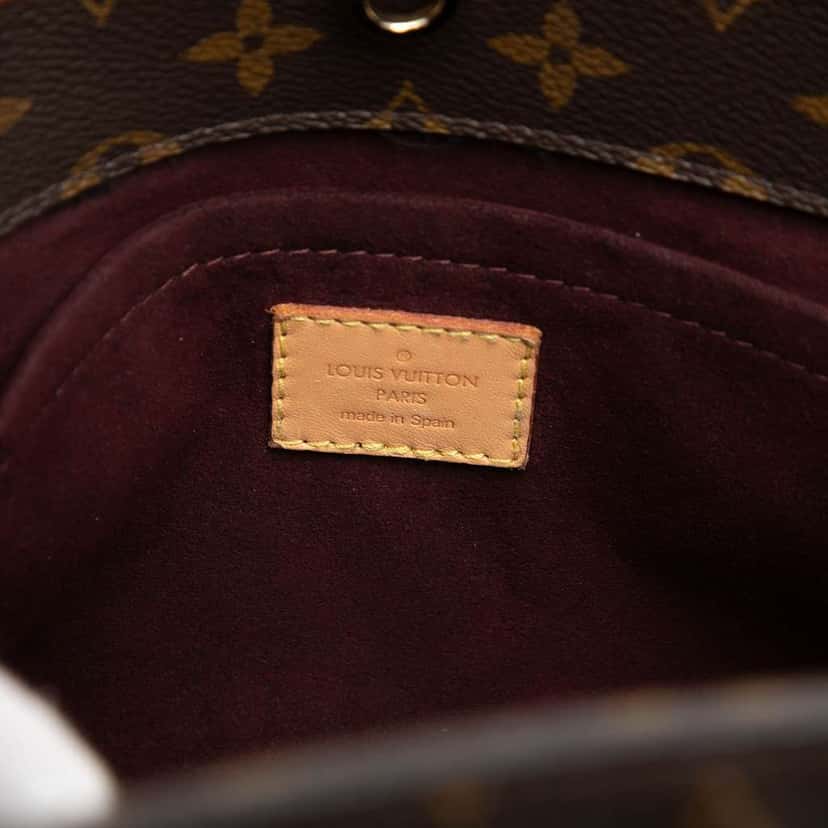 Louis Vuitton Monogram Montaigne MM Brown Good condition - Box View
