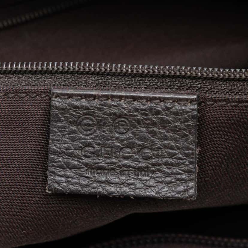 Gucci GG Nylon Abbey D Ring Crossbody Brown Very good condition - Box View