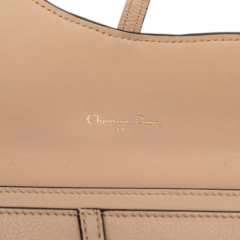 Dior Calfskin Saddle Wallet on Chain Brown Leather Good condition - Box View