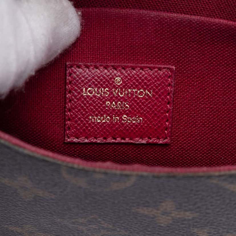 Louis Vuitton Monogram Pochette Felicie Brown Very good condition - Box View