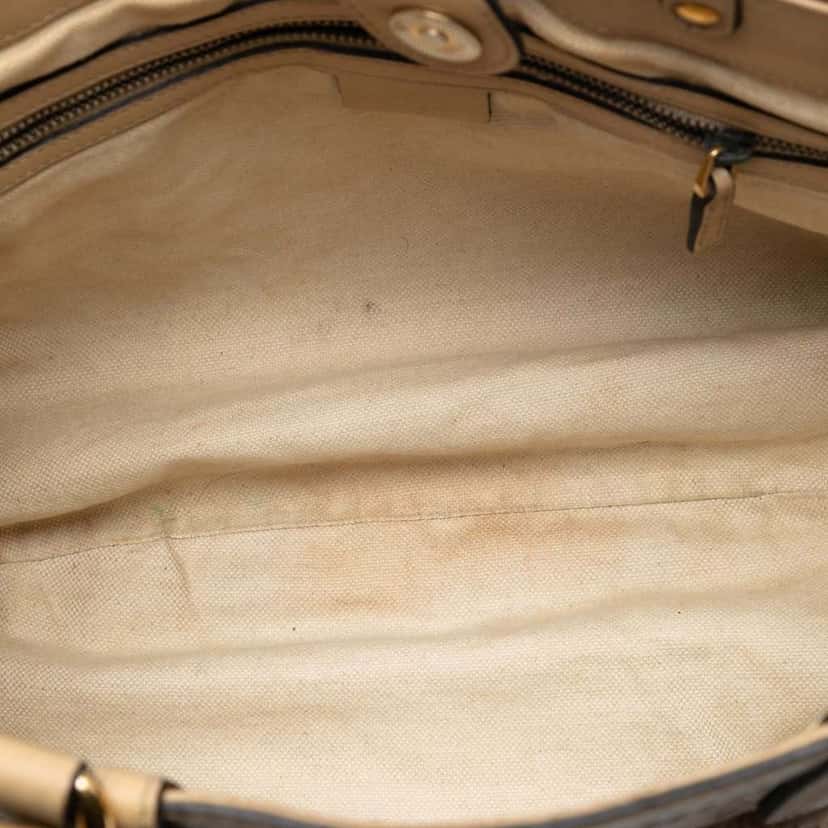 Gucci Guccissima Scarlett Tote Brown Leather Very good condition - Model View