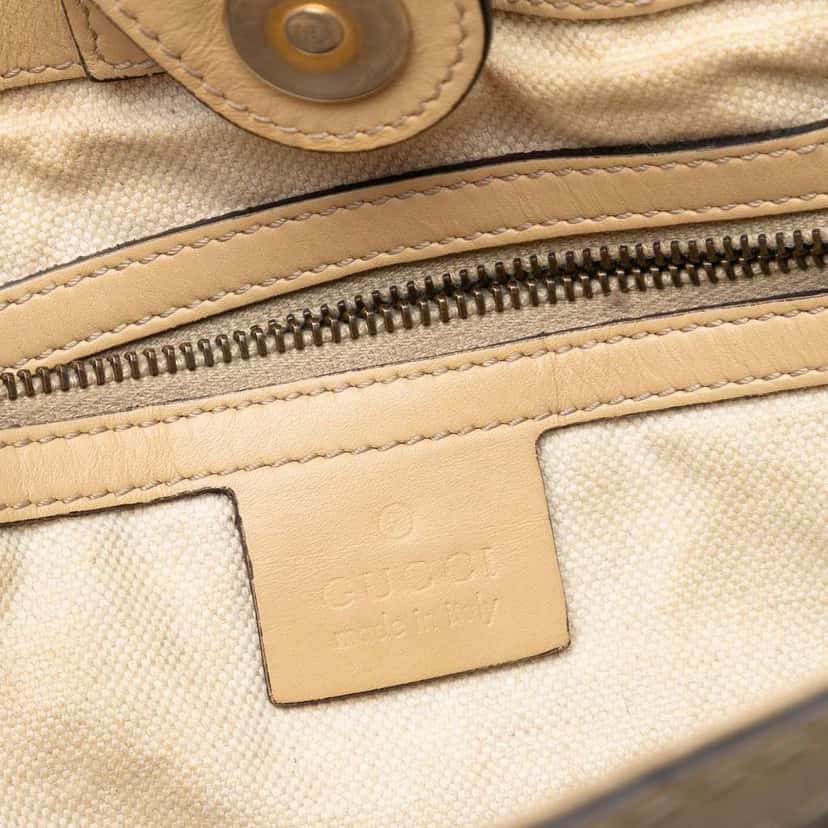 Gucci Guccissima Scarlett Tote Brown Leather Very good condition - Box View