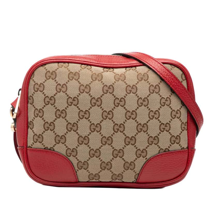 Gucci GG Canvas Bree Crossbody Brown Canvas Very good condition - Front View