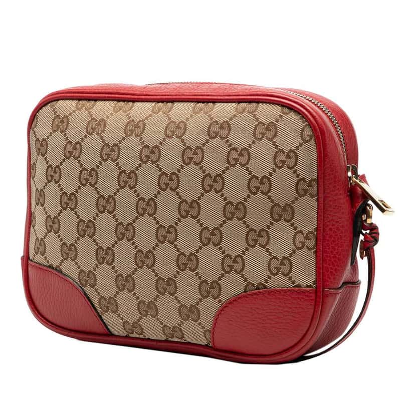 Gucci GG Canvas Bree Crossbody Brown Canvas Very good condition - Back View