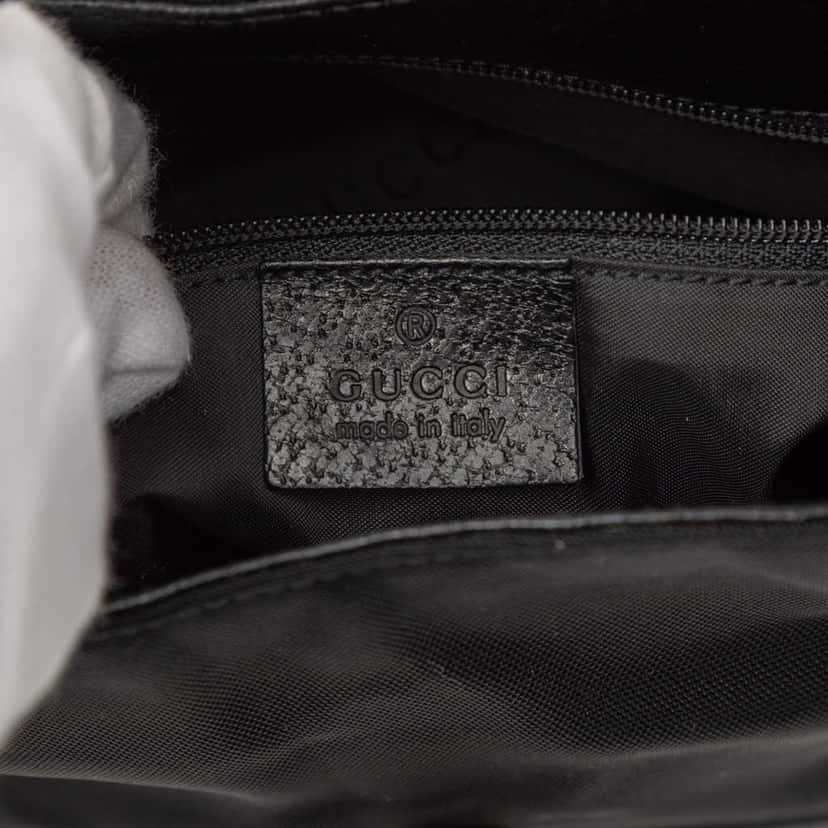 Gucci Canvas Jackie Shoulder Bag Black Canvas Very good condition - Box View