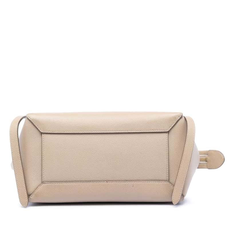 Celine Micro Grained Calfskin Belt Bag Brown Leather Very good condition - Inside View