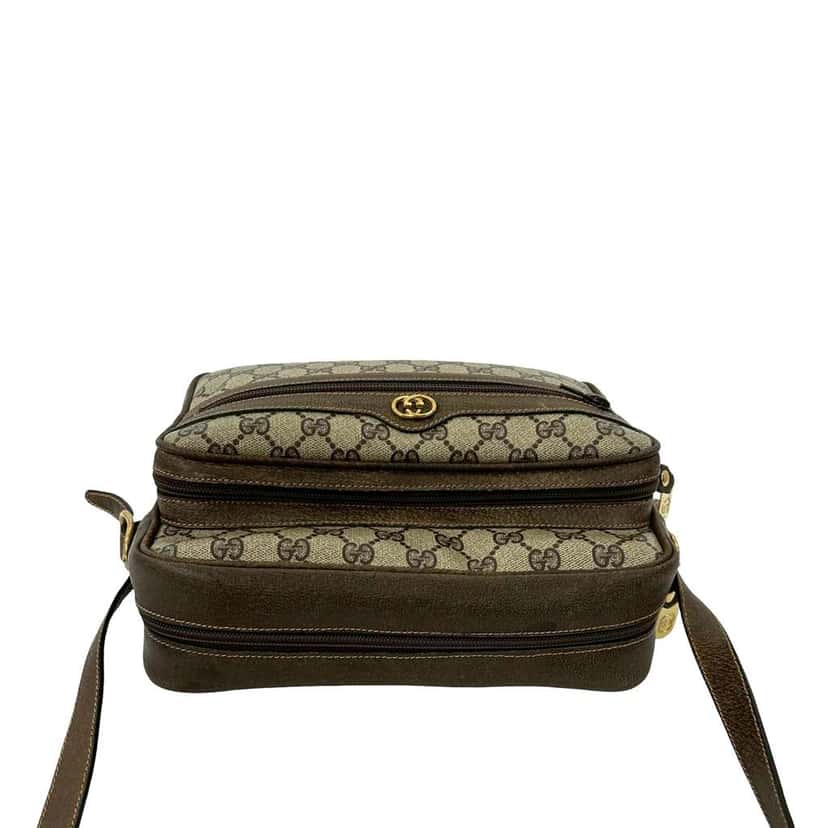 Gucci GG Supreme Crossbody Brown Canvas Very good condition - Inside View