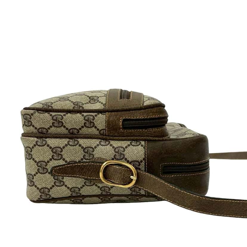 Gucci GG Supreme Crossbody Brown Canvas Very good condition - Box View
