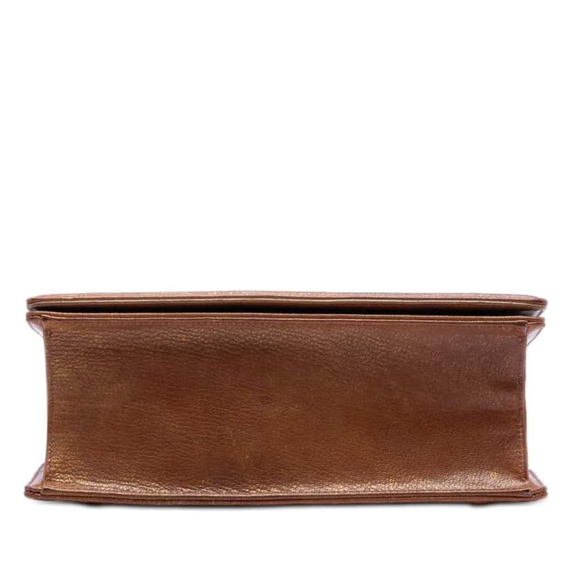 Dior Medium Goatskin Diorama Flap Brown Leather Very good condition - Inside View