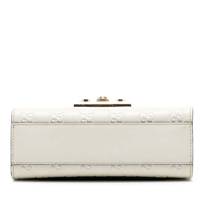 Gucci Small Guccissima Padlock Shoulder Bag Brown Leather Very good condition - Inside View